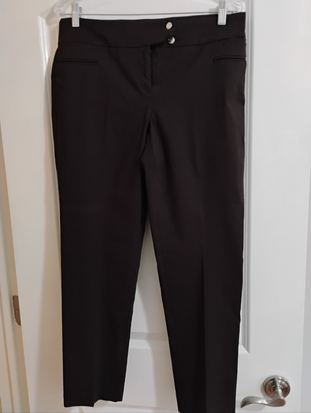 Classic Slim Ankle Dress Pants | Office Career Stretch Trousers